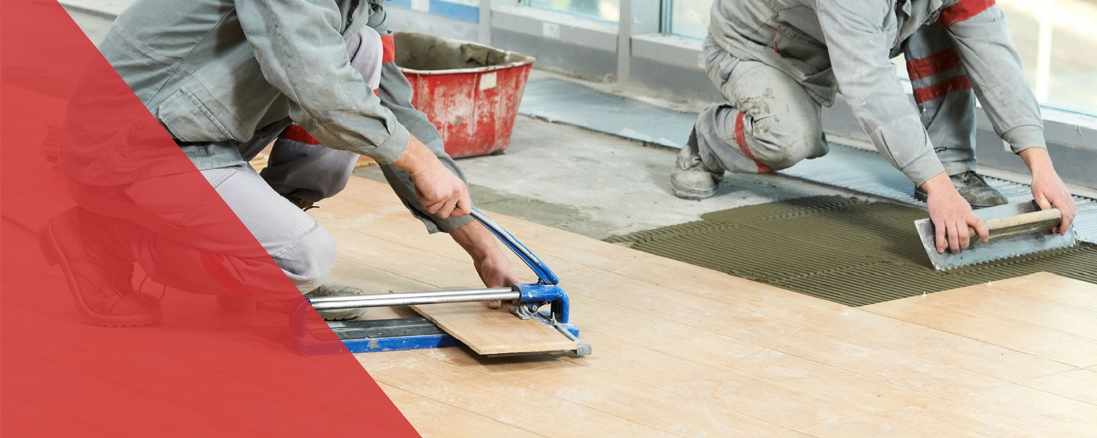 Τοποθέτηση πλακιδίων και μαρμάρων σε εσωτερικούς και εξωτερικούς χώρους.